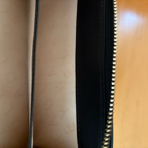 Radley London Black leather zip around Wallet with studded pearl crystal - Picture 5 of 6